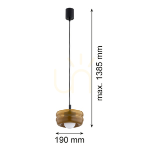 Závesné svietidlo ARGON TEVO biele sklo G9 8816 small 6