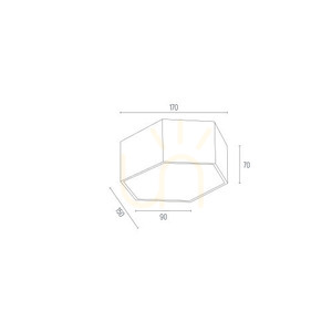 Plafón ARGON Libero LED 1150 lm 3000 K broskyňový 8782 small 6