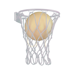 Biele nástenné svietidlo Mantra BASKETBALL 7242 1 × E27 LED max. 20 W 37 cm small 0