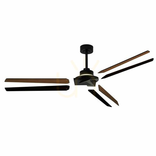 Skontrolujte Stropný ventilátor s LED osvetlením Mantra BRISA MINI 8725, 151 cm, čierna/drevo