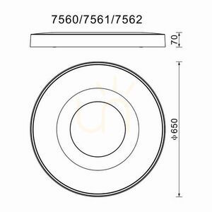 Stropné svietidlo Mantra COIN 7560 small 2