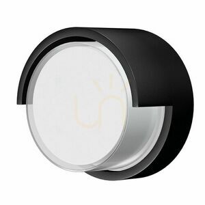Vonkajšie nástenné svietidlo Mantra CREEK 8854 čierne, okrúhle Ø17 cm, LED 15 W, CCT, IP65 small 1