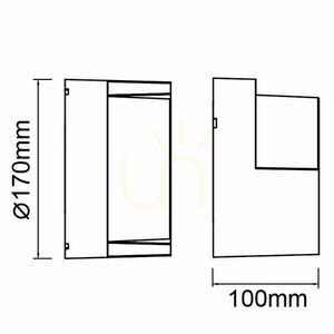 Vonkajšie nástenné svietidlo Mantra CREEK 8854 čierne, okrúhle Ø17 cm, LED 15 W, CCT, IP65 small 2