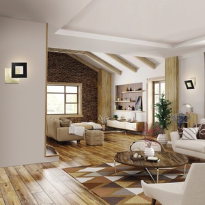LED nástenné svietidlo Mantra Dalia 8145 čierno-zlaté 40 cm 40 W 3000 K small 6