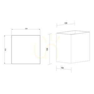 Vonkajšie nástenné svietidlo Mantra DAVOS XL 8610 biele LED 20 W 2700 K small 2