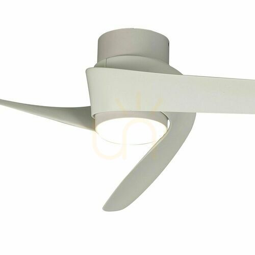 Skontrolujte Stropný ventilátor so svetlom LED Mantra Groenland M biely 122 cm 8708