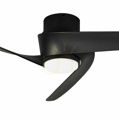 Skontrolujte Stropný ventilátor so svetlom LED Mantra Groenland M čierny 122 cm 8709