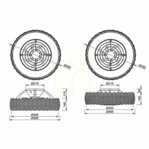 KILIMANJARO MINI VENTILÁTOR Stropný luster Mantra 8226. small 3