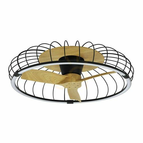 Skontrolujte Čierny LED stropný ventilátor Mantra NATURE 7808