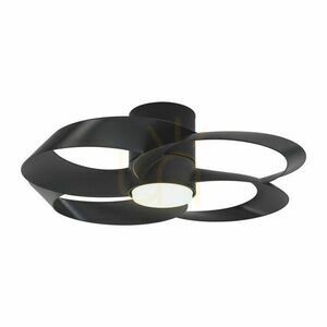 Čierny stropný ventilátor s LED osvetlením Mantra ROSE 8706 small 0