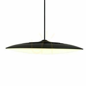 Čierne závesné LED svietidlo Mantra Slim 8103, 50 W, 46 cm small 1