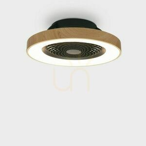 Stropný ventilátor s LED osvetlením Mantra TIBET 7127 drevo/čierna small 3