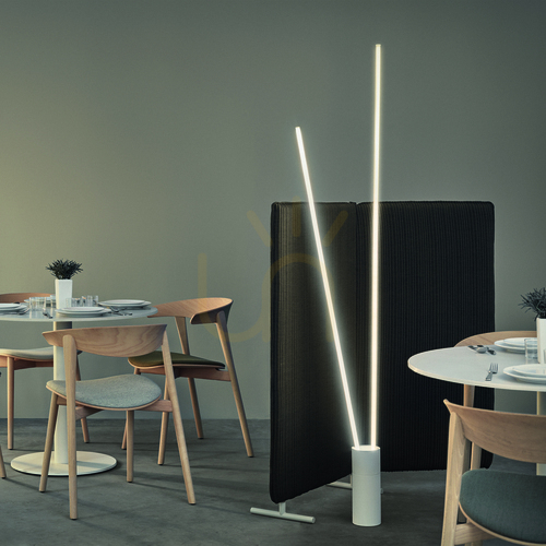 Skontrolujte Biela stojacia lampa Mantra VERTICAL 7345 LED 44 W so stmievačom