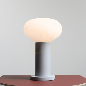 Stolová lampa Aldex Flo Grey S sivá, oceľ a sklo, 29 cm, E14 7000B22_S small 1