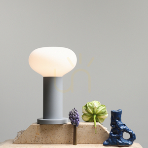 Stolová lampa Aldex Flo Grey S sivá, oceľ a sklo, 29 cm, E14 7000B22_S small 3