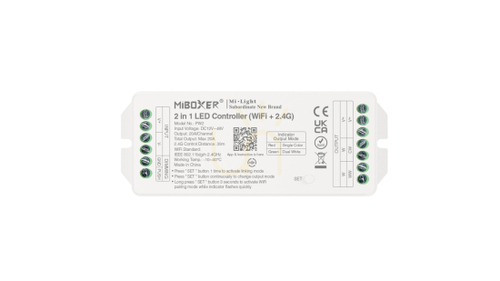 Skontrolujte MiBoxer PRIJÍMAČ 48 V 20 A RF 2.4G WiFi MONO/CCT PW2