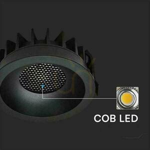 V-TAC LED svietidlo 12W BRIDGELUX CHIP CCT svietidlo Black Raster Anti-glare Honeycomb VT-17012 1180lm small 6
