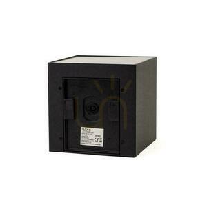 V-TAC 9W LED COB Solárne nástenné svietidlo Black Cube 15x15cm IP65 Senzor pohybu VT-409CCT 3000K-4000K-5000K 800lm. small 3