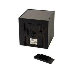 V-TAC 9W LED COB Solárne nástenné svietidlo Black Cube 15x15cm IP65 Senzor pohybu VT-409CCT 3000K-4000K-5000K 800lm. small 4