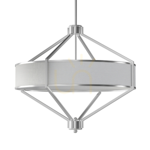 Závesné svietidlo Open Design Highlights Zundo saténový nikel 4x E27 600 mm small 1