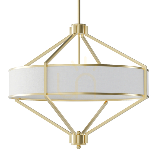 Skontrolujte Prívesné svietidlo Open Design Highlights Zundo biele krémové zlaté 4xE27 600 mm