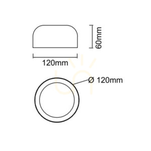 Plafón LED Cedrone Open Design Highlights biely 8W 3000K IP20 Ø120 mm small 4