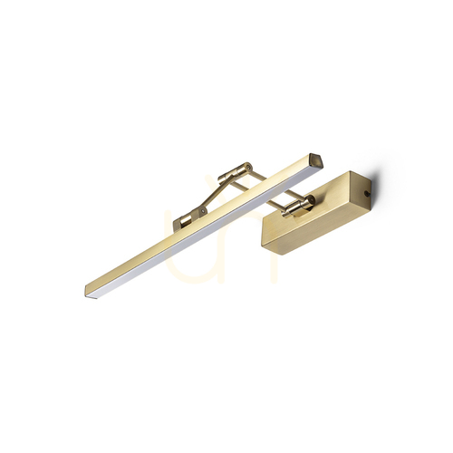 Skontrolujte Nástenné svietidlo Rendl R14151 Frida Led Wall Lamp, Over Image Old Brass
