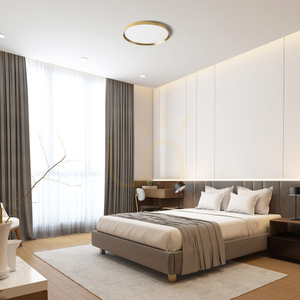 Stropné svietidlo Rendl SOLEN 49 brúsená mosadz LED 42 W R14310 small 1