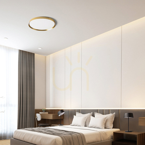 Stropné svietidlo Rendl SOLEN 49 brúsená mosadz LED 42 W R14310 small 3