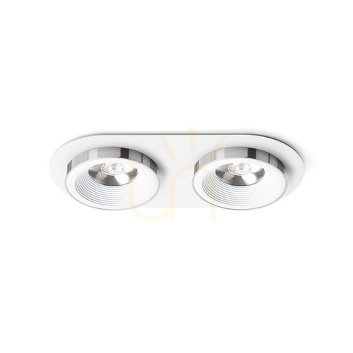 Skontrolujte Rendl R14570 Sharm Led zapustené svietidlo, biely chróm
