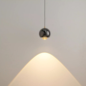 AURENIA 5W LED závesná lampa čierna 3000K small 2