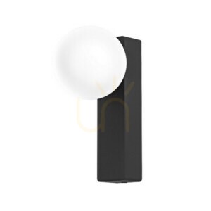 Závesné svietidlo Open Design Highlights Boletta biely opál čierne IP44 G9 8W small 2