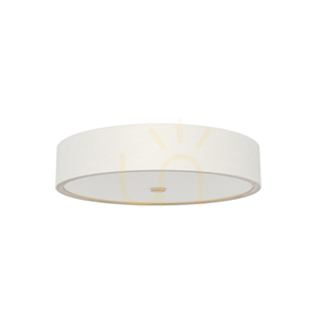 Plafón Zalindro Gold 54 Orlicki Design biely kov sklo tkanina E27 4 svetlá small 0