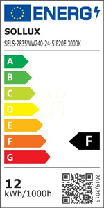 Závesné svietidlo JORUN 80 black LED 3000K Sollux small 12