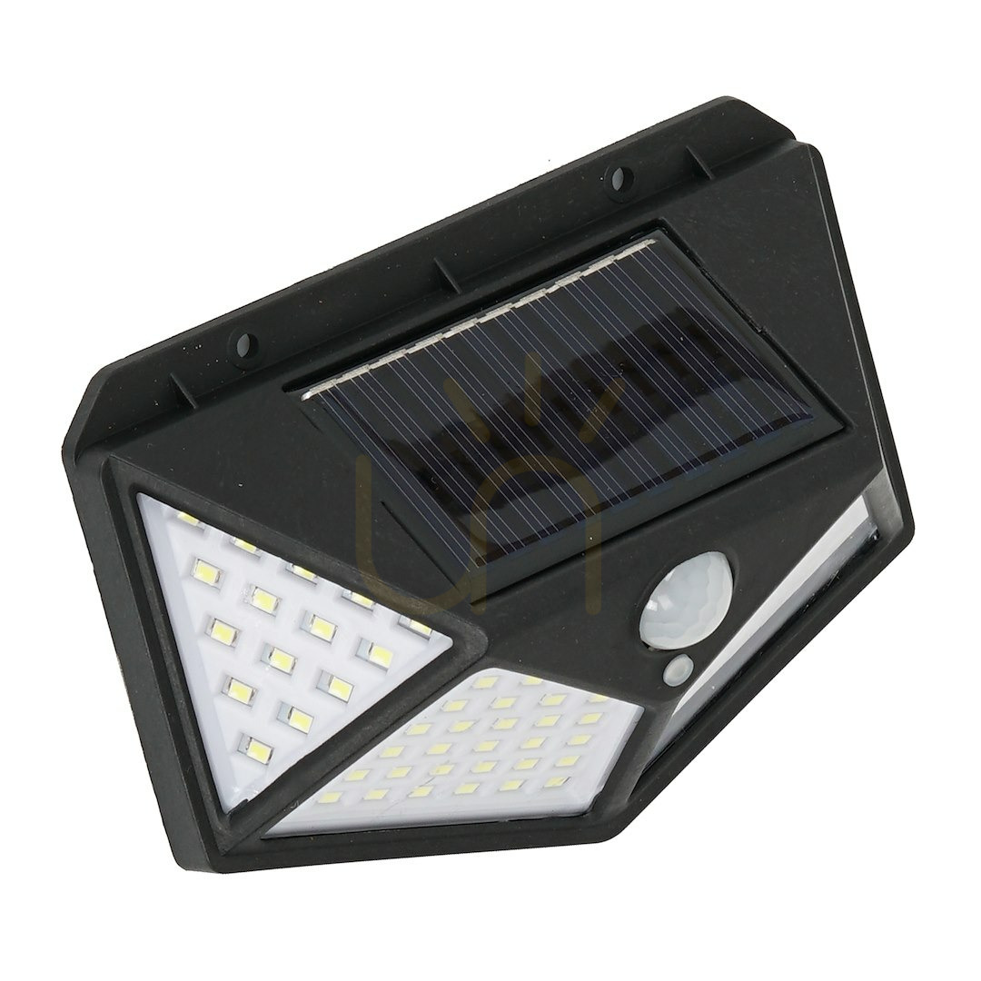 Čierna solárna lampa Batman 4000 K Ip44 IP44