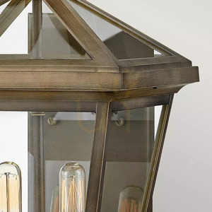 Stredná nástenná lampa Palm - 2 svetelné zdroje - patinovaný bronz Elstead small 1