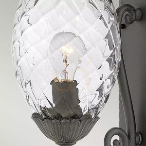 Stredná nástenná lampa Plantation - 1 svetelný zdroj - čierna múzejná Elstead small 2