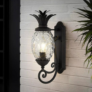 Stredná nástenná lampa Plantation - 1 svetelný zdroj - čierna múzejná Elstead small 4