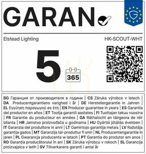 Vonkajšie nástenné svietidlo Scout GU10 IP44 – saténová biela – Hinkley / Elstead small 7