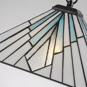 Závesné svietidlo Elstead ALDERLEY TF-ALDERLEY-P vitráž Tiffany 38 cm, vintage bronz, 1xE27, ťahový vypínač small 4