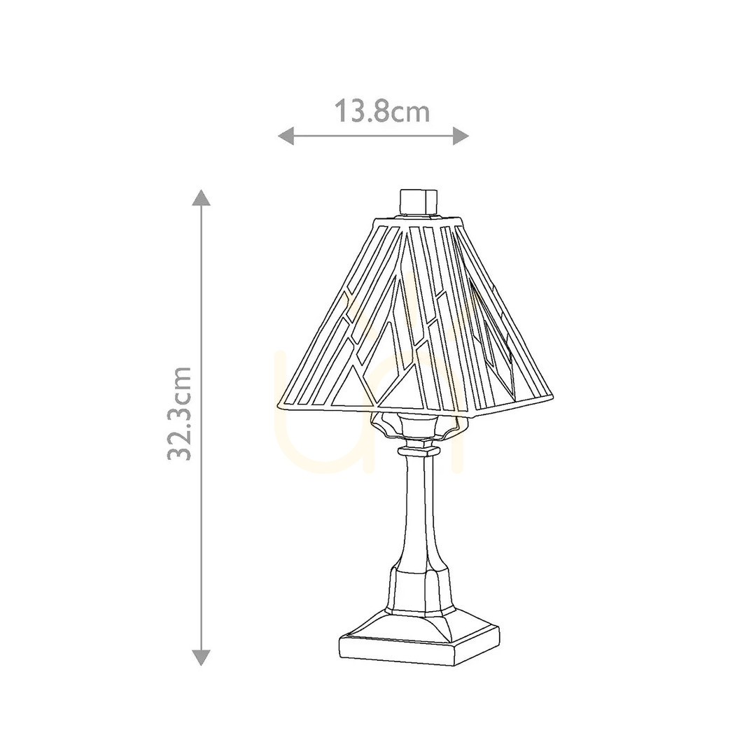 Náhľad Malá stolová lampa Alderley - 1 svetelný zdroj - Vintage brown Elstead Malá stolová lampa Alderley - 1 svetelný zdroj - Vintage brown Elstead