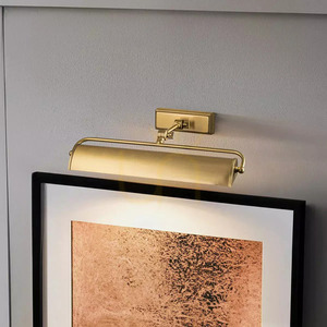Stredná obrazová lampa Winchfield - 2 svetelné zdroje - Staršia mosadz Elstead small 5