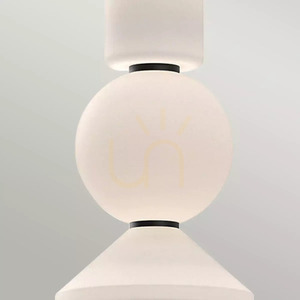 LED závesné svietidlo Alora Mood Bijou, matná čierna, ALM-BIJOU-P3-MB small 1