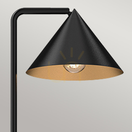 Skontrolujte Stojacia lampa Remyck - 1 svetelný zdroj - Matná čierna Elstead