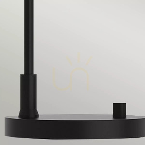 Stolná lampa Remyck - 1 svetelný zdroj - Matná čierna Elstead small 1