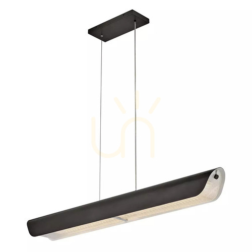 Skontrolujte Lineárne závesné svietidlo Elstead ARCO HK-ARCO-LED-LP-117-BX LED 43W 2150lm 3000K, oxidovaná čerň, 117 cm