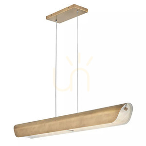LED lampa Arco ostrovček - - Klasická mosadz Elstead small 0