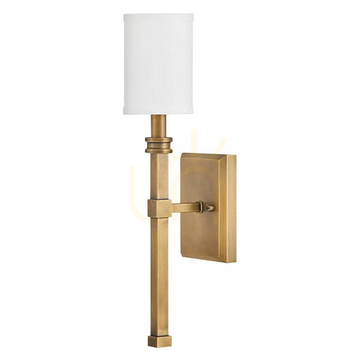Skontrolujte Nástenné svietidlo Moore - 1 svetelný zdroj - Classic brass Elstead