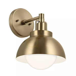 Nástenné svietidlo, Semi-Plafond, Niva Závesné svietidlo - 1 svetelný zdroj - Champagne Bronze Elstead small 0