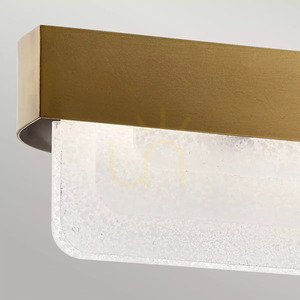 LED ostrovčeková lampa Serene - - prírodná mosadz Elstead small 2
